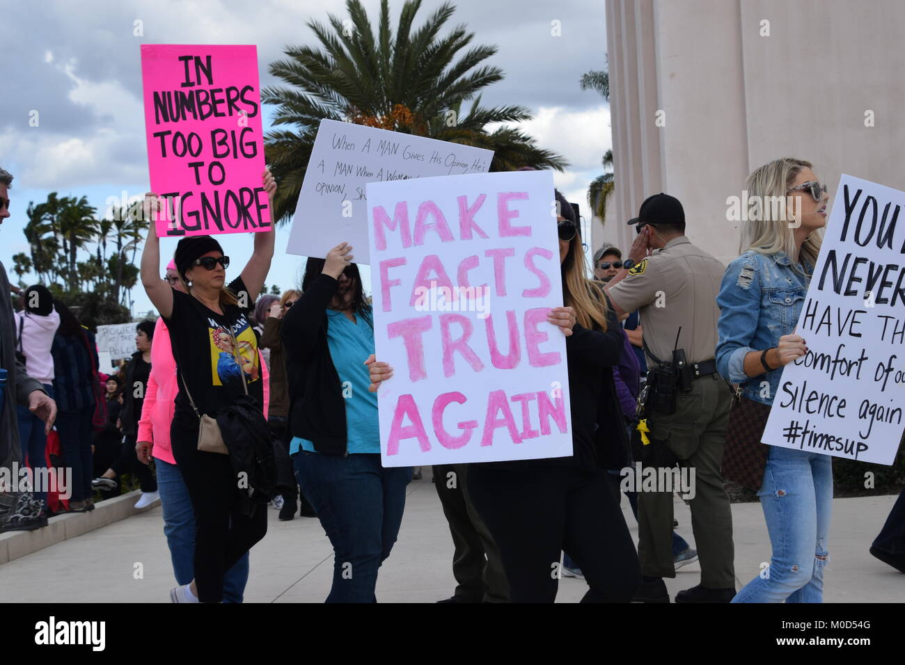 San Diego, USA. 19 Jan, 2018. Womens Mars 2018 San Diego Crédit : Matthieu Dycaico/Alamy Live News Banque D'Images