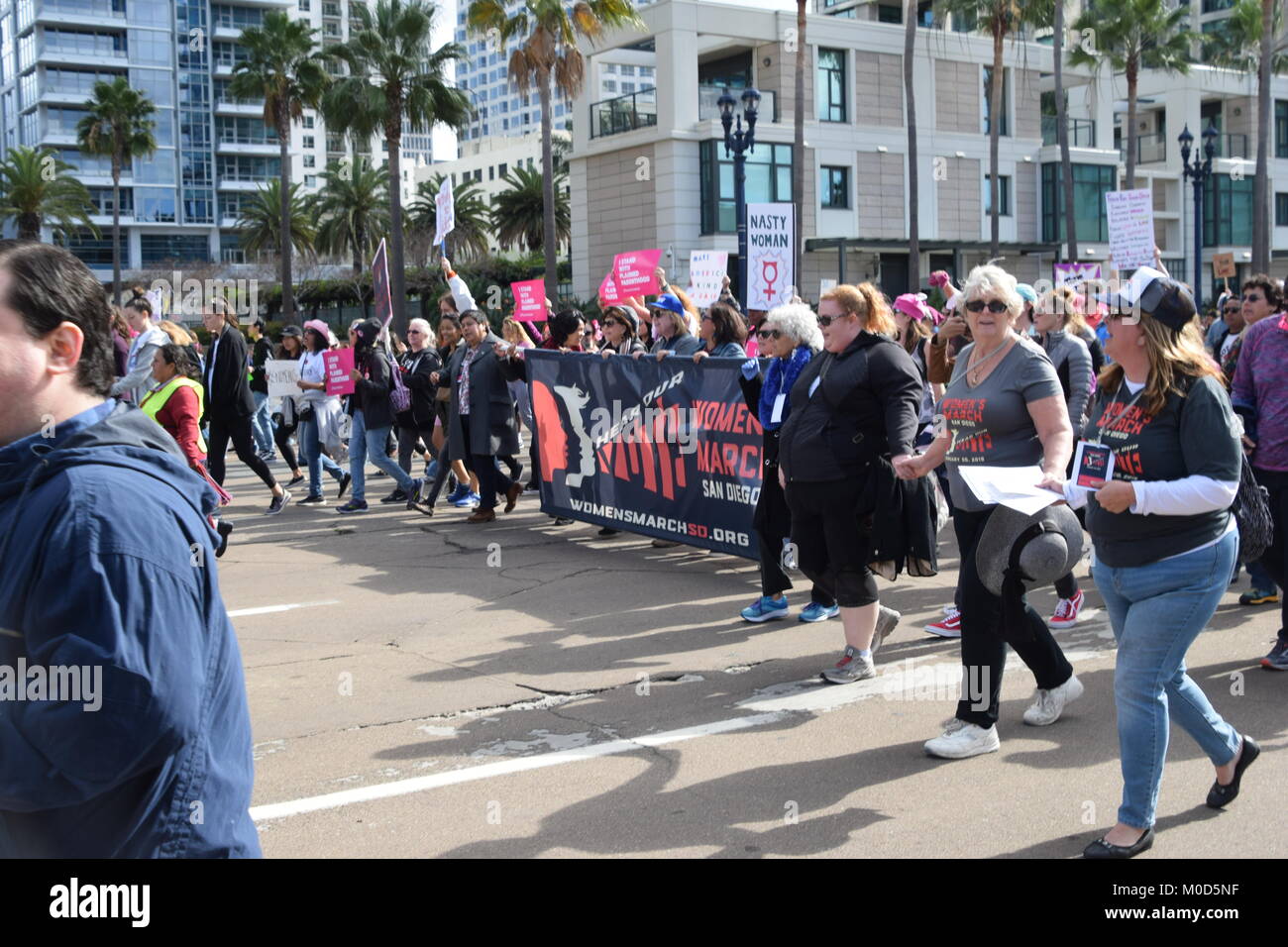 San Diego, USA. 19 Jan, 2018. Womens Mars 2018 San Diego Crédit : Matthieu Dycaico/Alamy Live News Banque D'Images