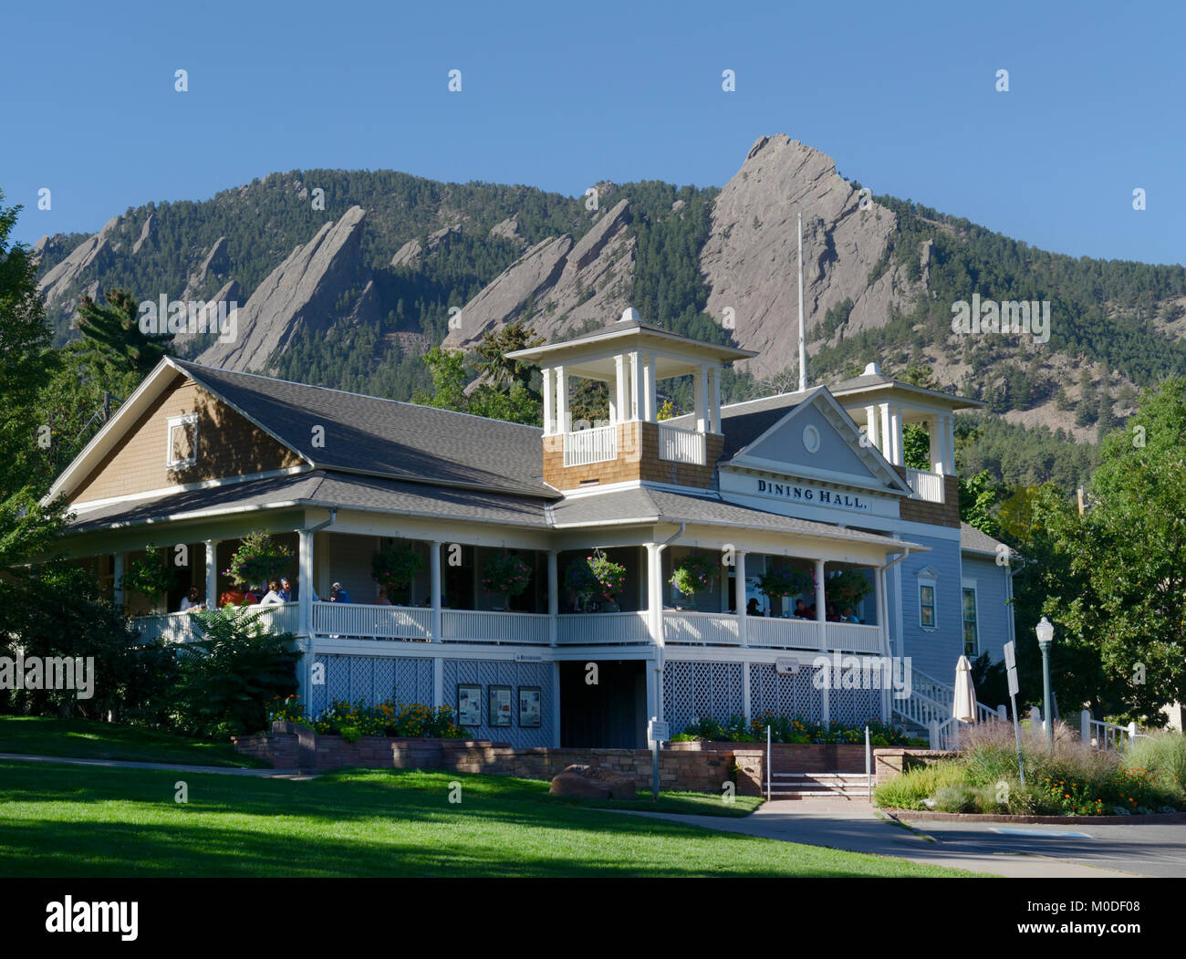 Chautauqua Dining Hall Building, Chautauqua Park, Boulder, Colorado Banque D'Images