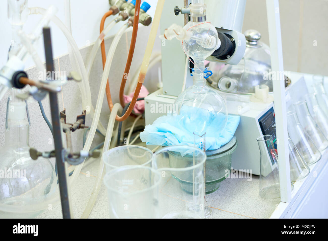 L'équipement de laboratoire de recherche en Banque D'Images