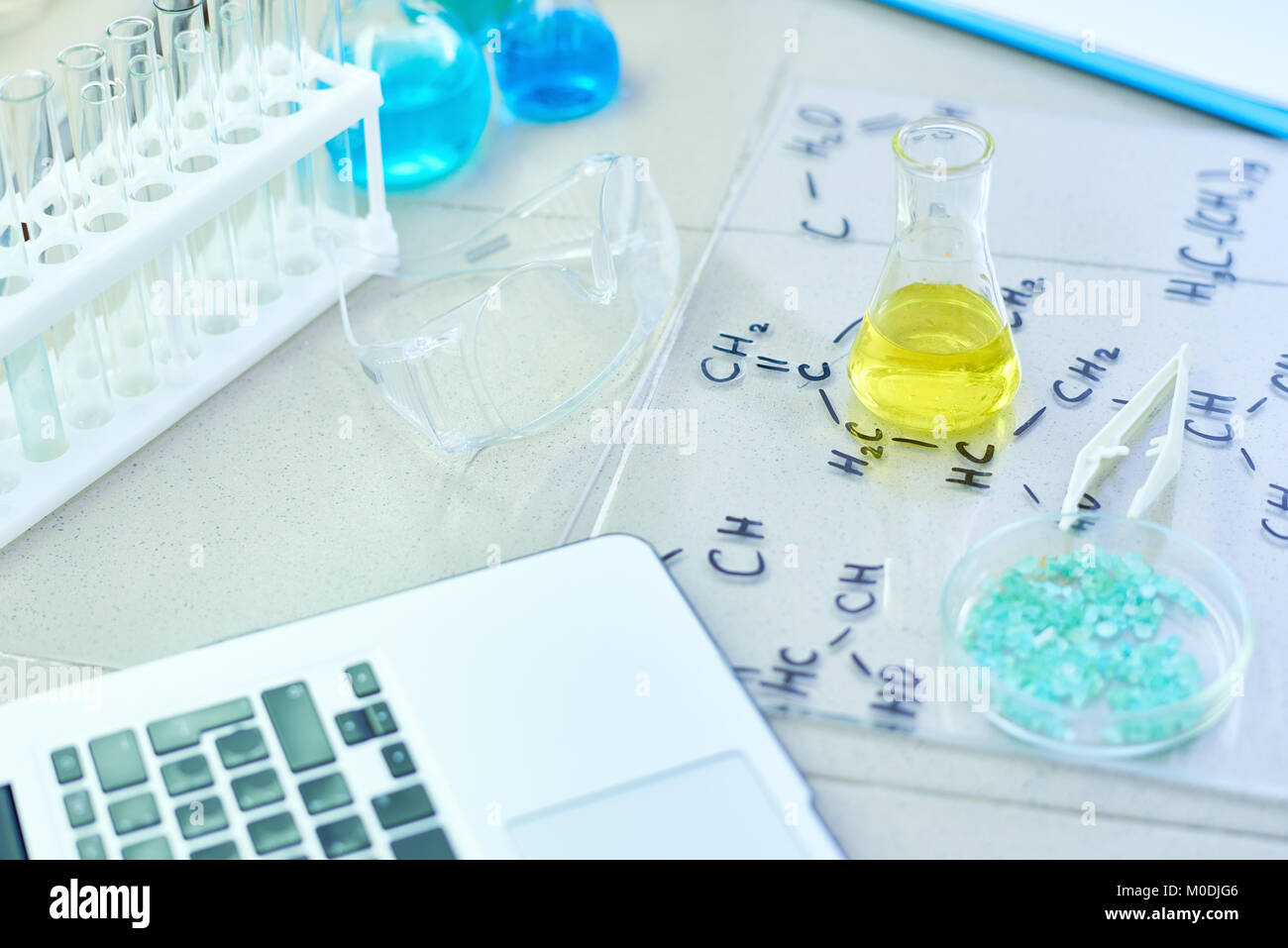 Laboratoire de recherche en chimie Banque D'Images