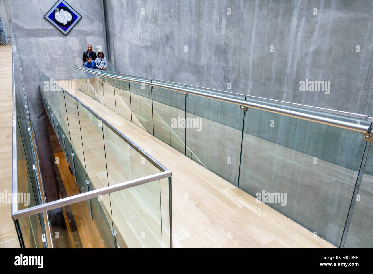 Buenos Aires Argentina,MACBA,Museo de Arte Contemporaneo,Musée d'Art contemporain,musée,rampe,intérieur,hispanique ARG171122029 Banque D'Images