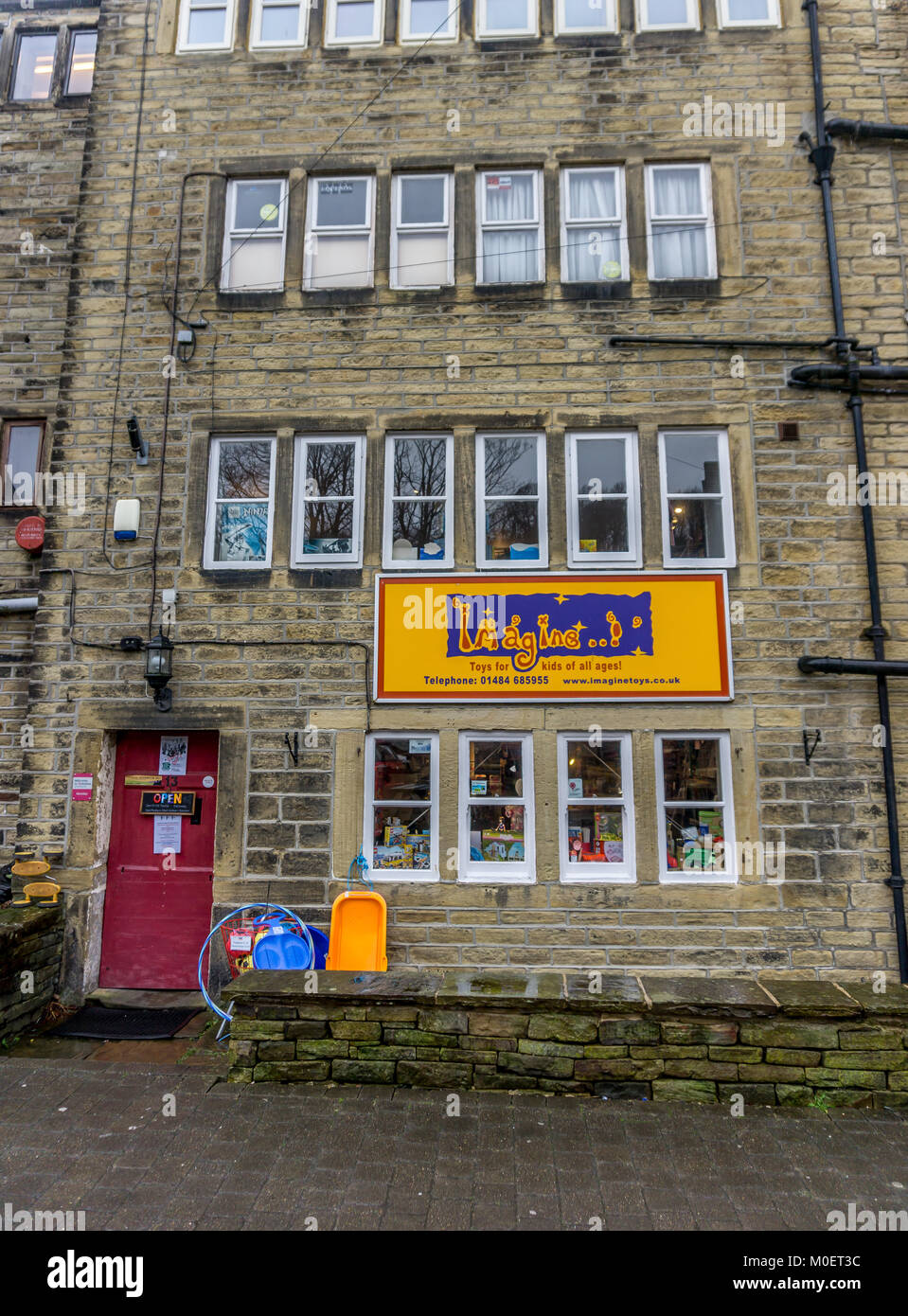 Imaginer toy shop , Norridge Holmfirth, Bas, Royaume-Uni Banque D'Images