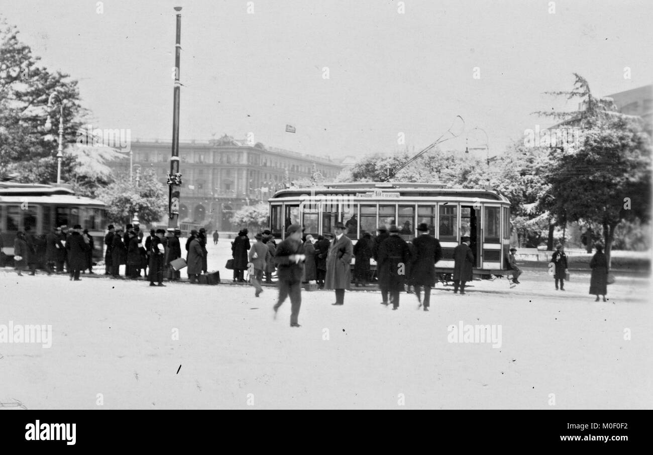 Tram n. 10, Rome, Italie Banque D'Images