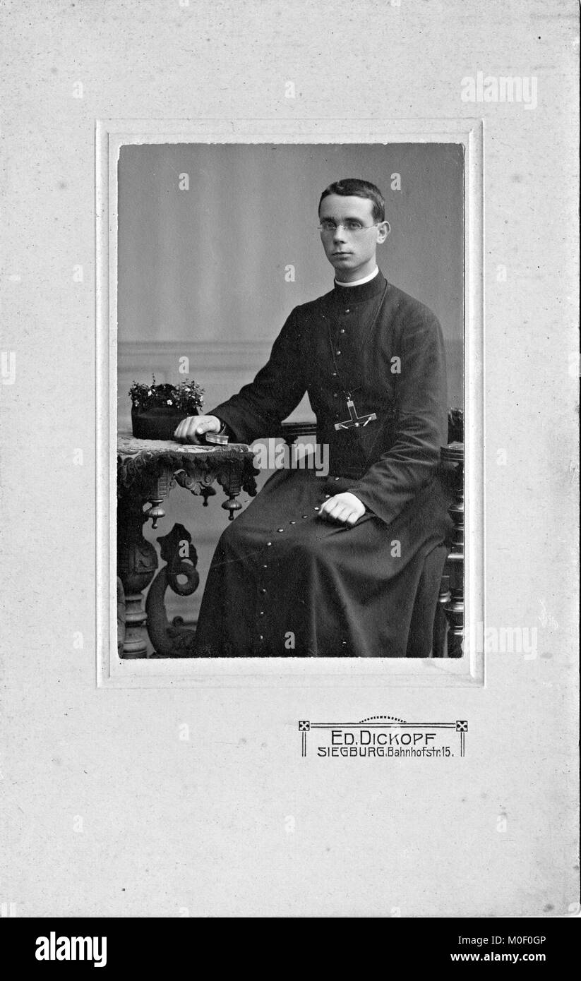 Prêtre de cdv - photo historique Banque D'Images