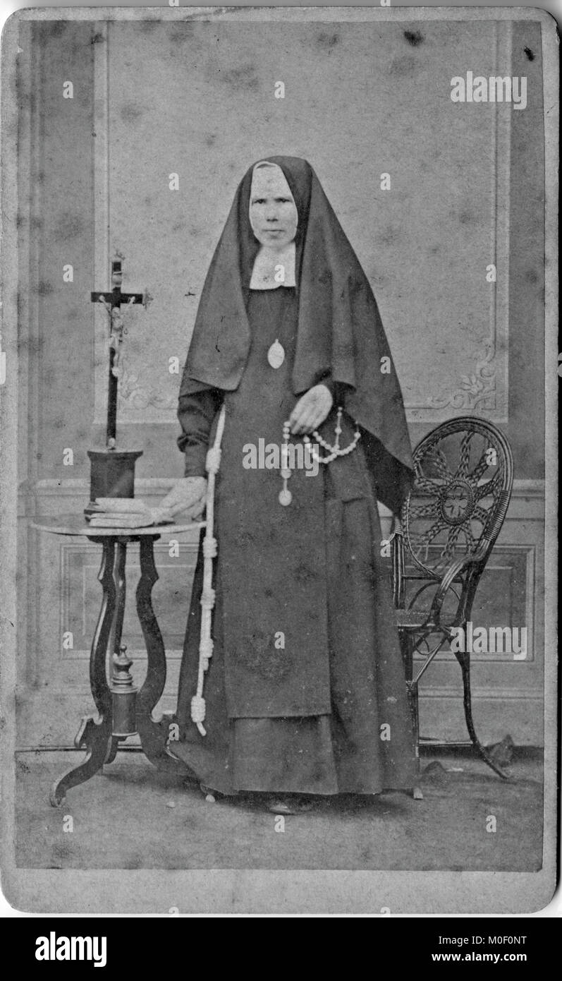 Photo historique de soeur, cdv Banque D'Images