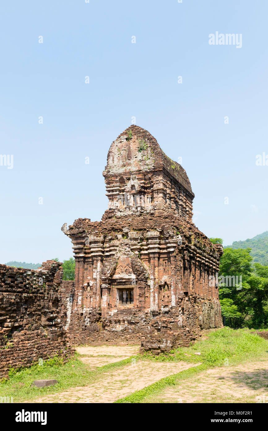 Ruines du temple Cham, groupe B, mon fils, près de Hoi An, Vietnam Banque D'Images