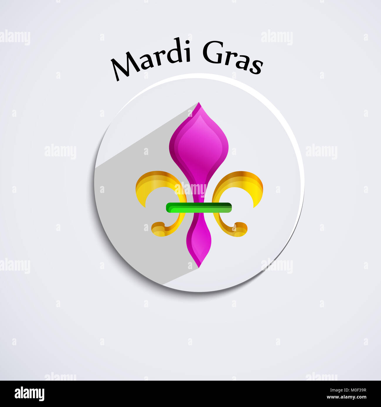 Illustration d'éléments de contexte Carnaval Mardi Gras Banque D'Images