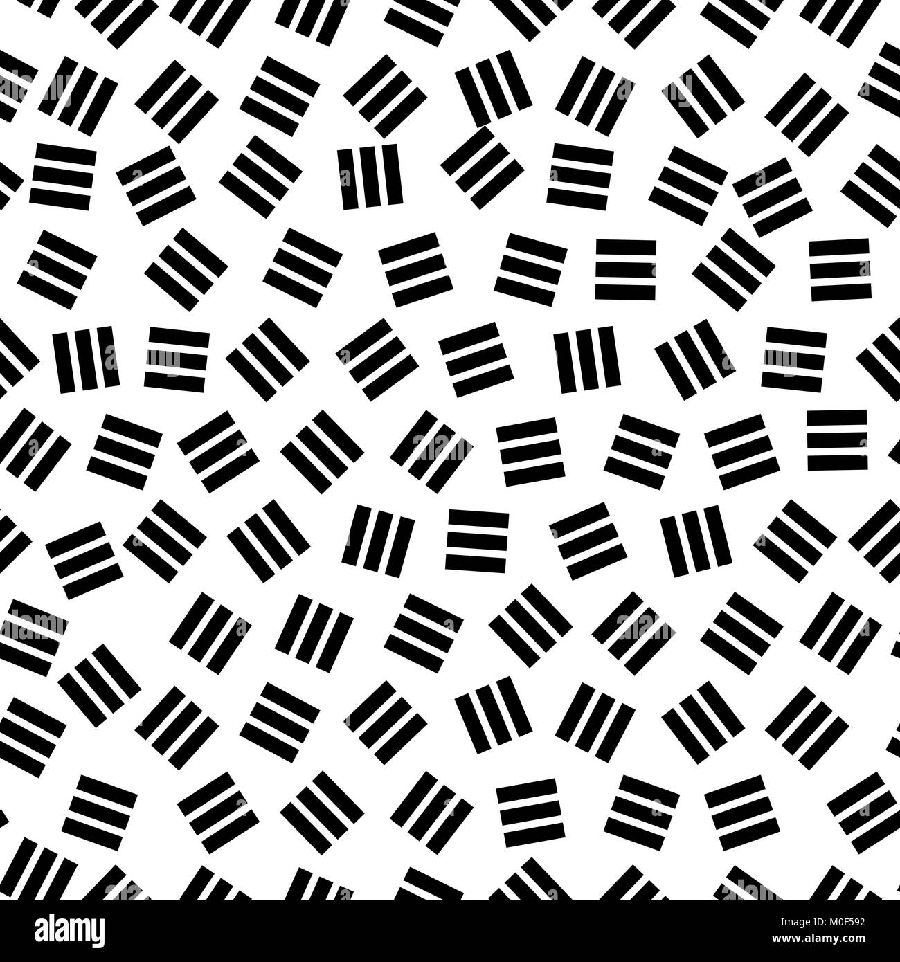 Résumé motif géométrique parfaite. Motif linéaire arrière-plan. Décoration design monochrome Banque D'Images