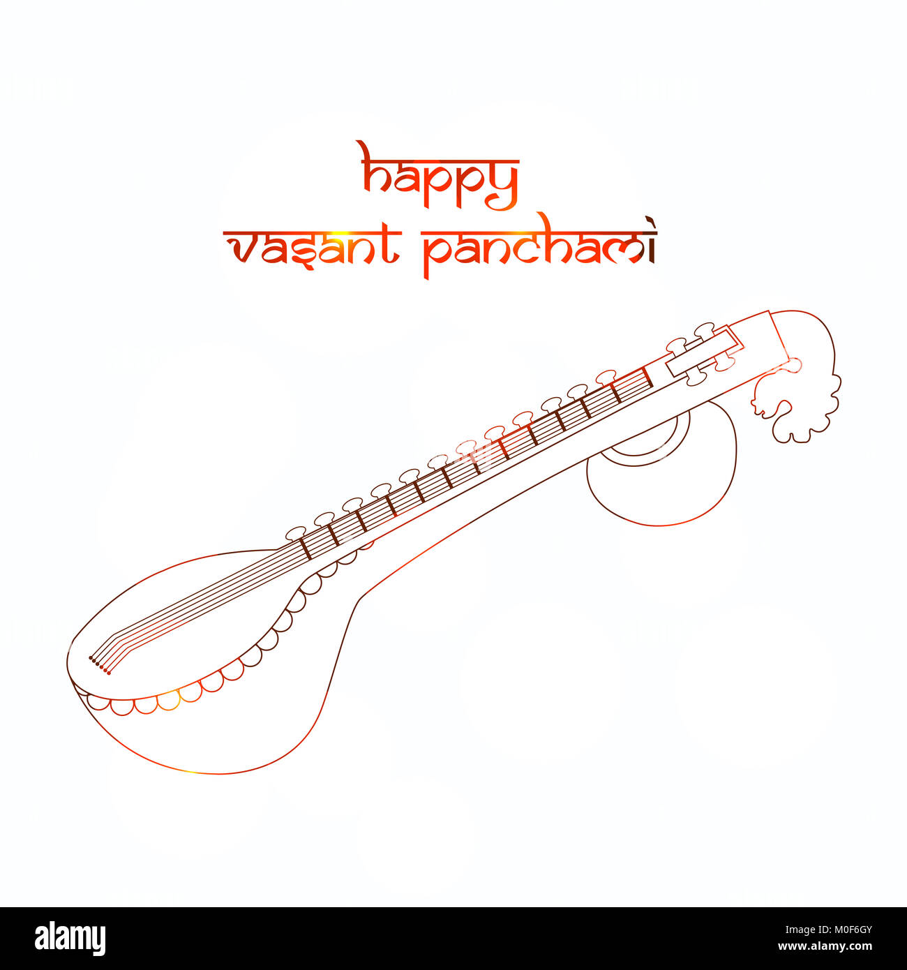 Illustration du festival indien Vasant Panchami background Banque D'Images