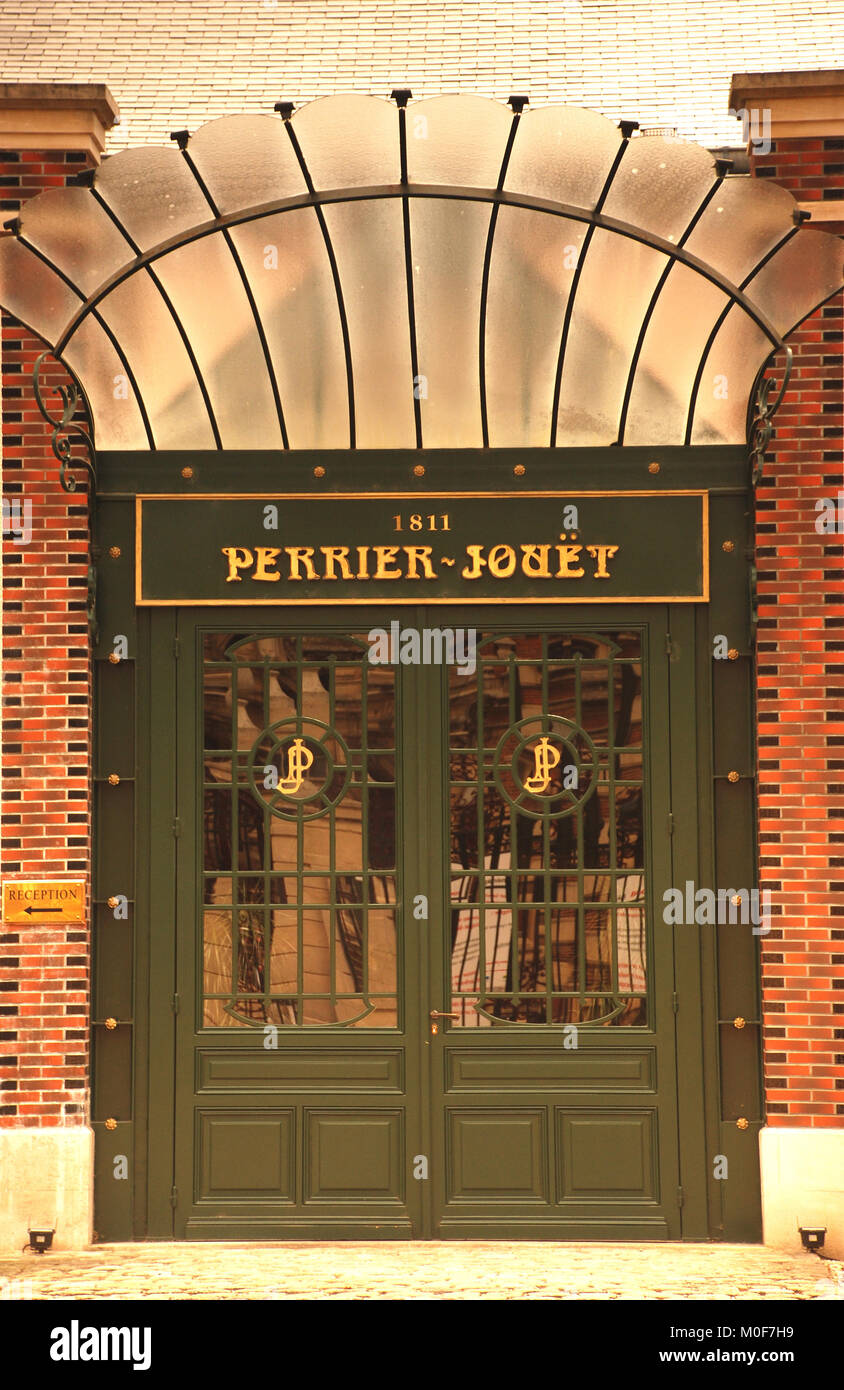 Champagne Perrier-Jouet HQ, Avenue de Champagne, Reims, France Banque D'Images