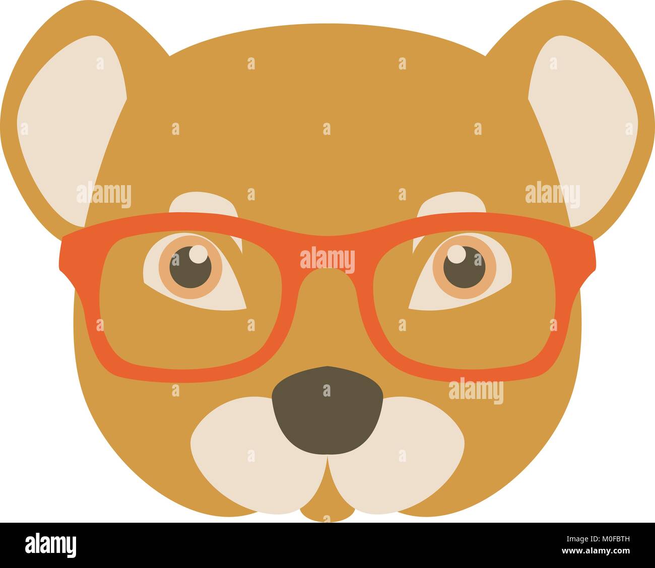 Mangouste dans les verres vector illustration style plat recto Illustration de Vecteur Mangouste dans les verres vector illustration style plat recto Illustration de Vecteur