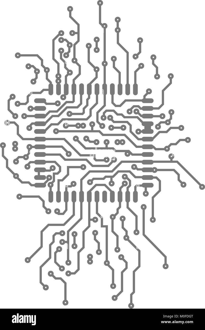 Contexte en PCB-style de mise en page Illustration de Vecteur