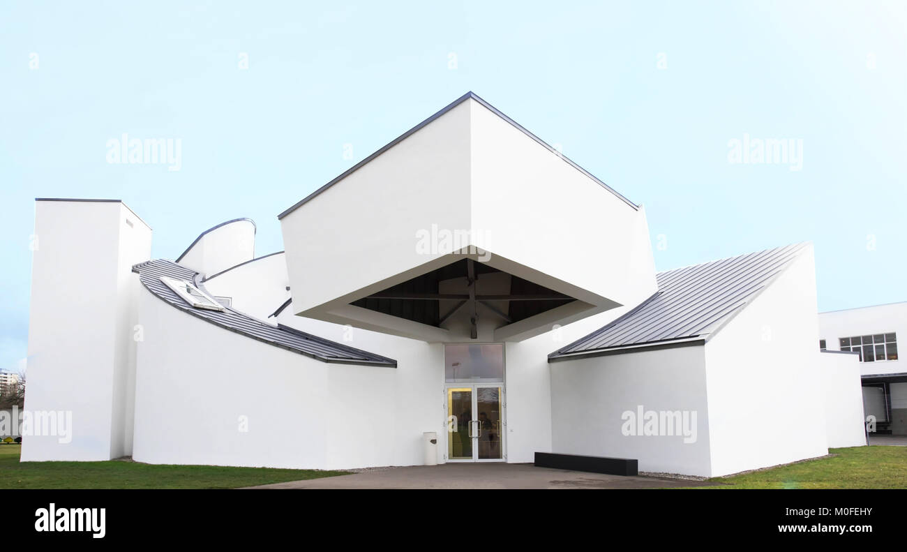 WEIL AM RHEIN, ALLEMAGNE - le 26 novembre 2017 : bâtiment Vitra Design Museum. Banque D'Images