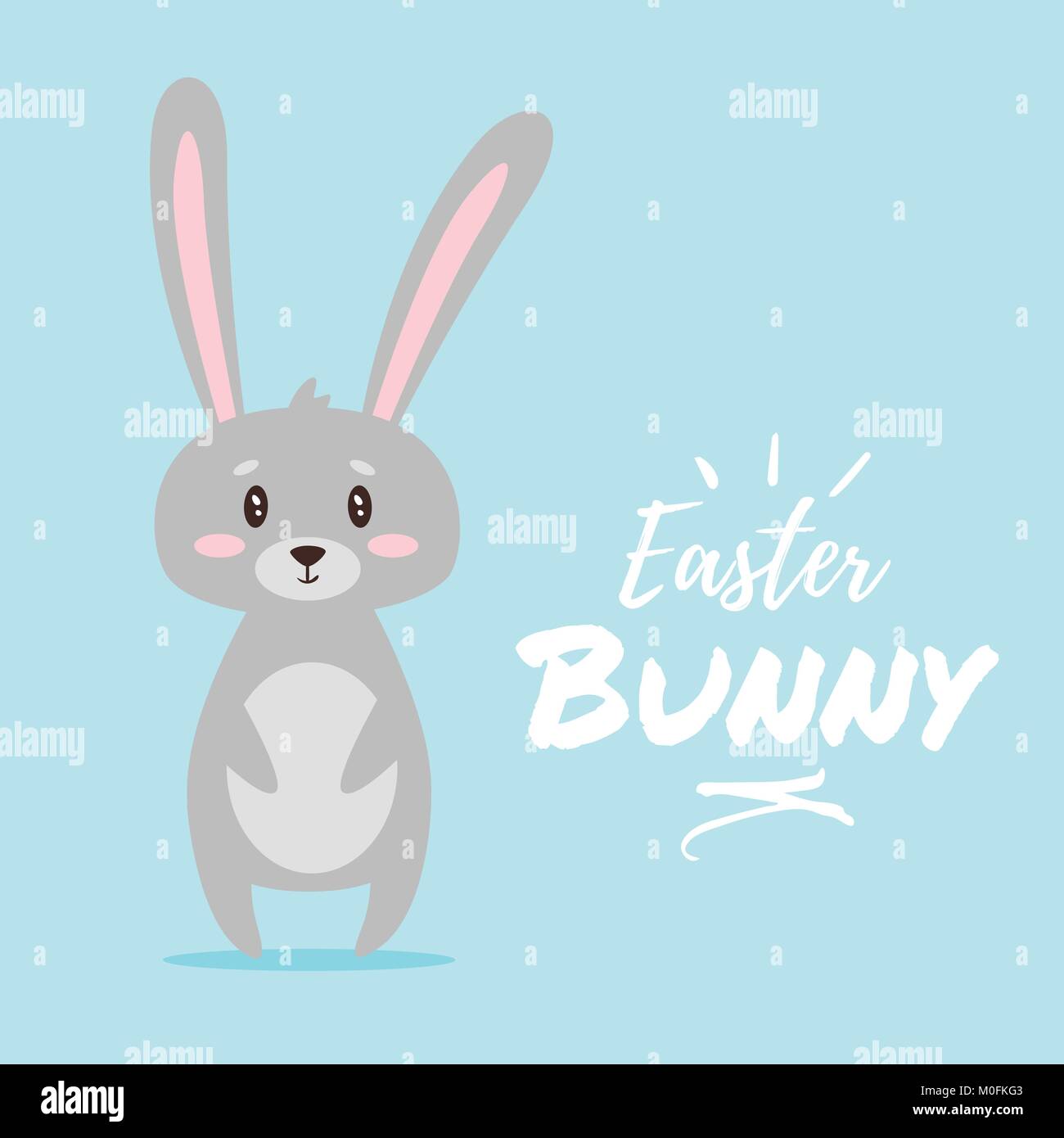 Carte de vœux de Pâques Illustration de Vecteur