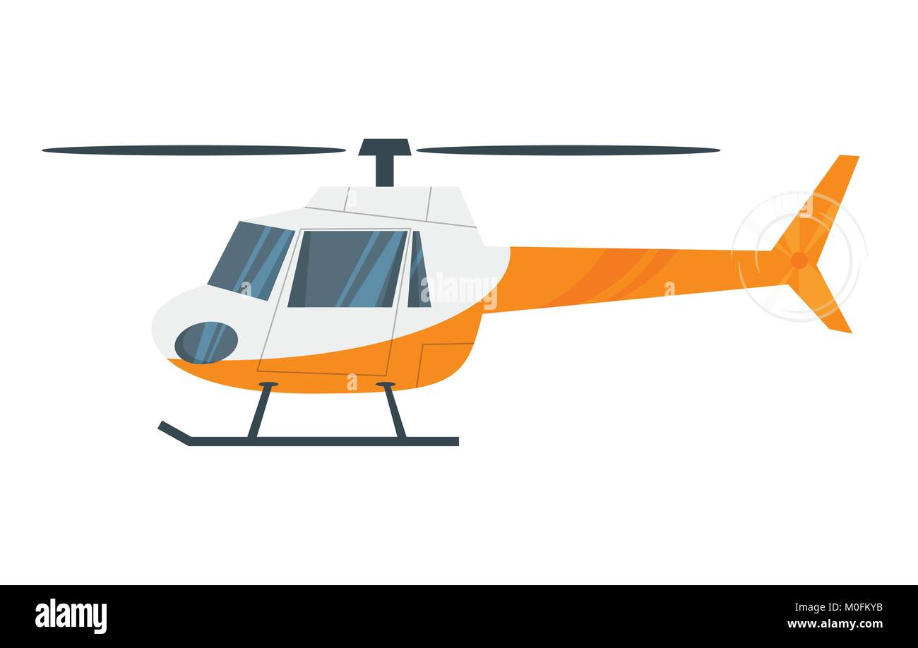 Illustration de l'hélicoptère Illustration de Vecteur