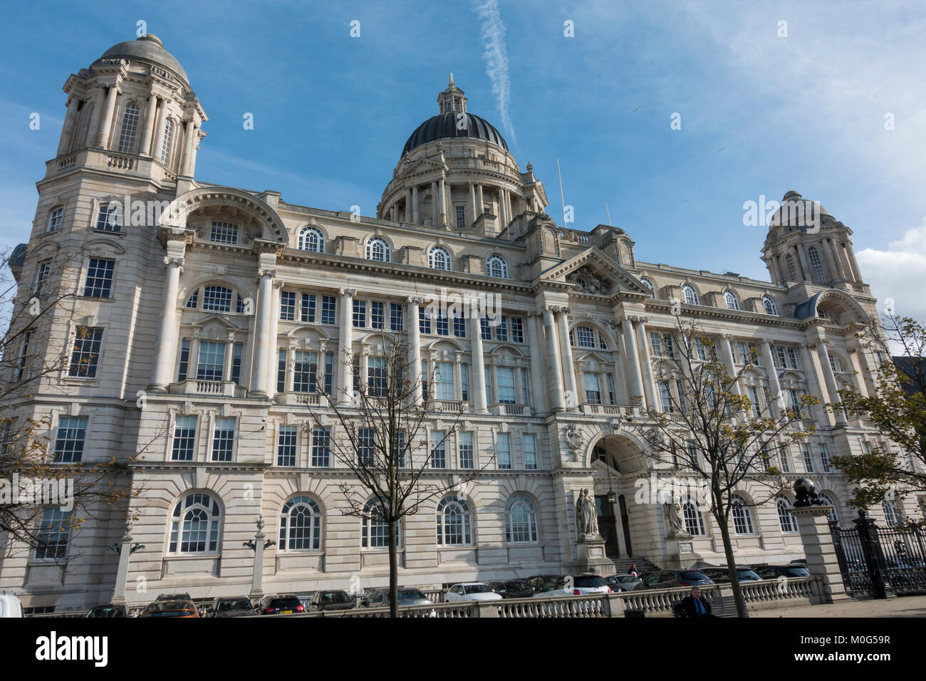 Le port de Liverpool building à Liverpool, en Angleterre. Banque D'Images