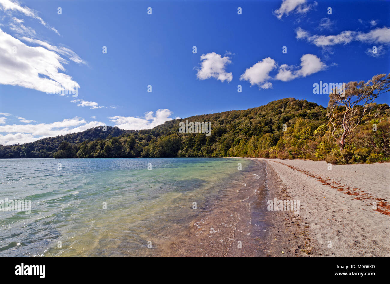 Lac Rotopounamu sur l'île Nord de la Nouvelle-Zélande Banque D'Images