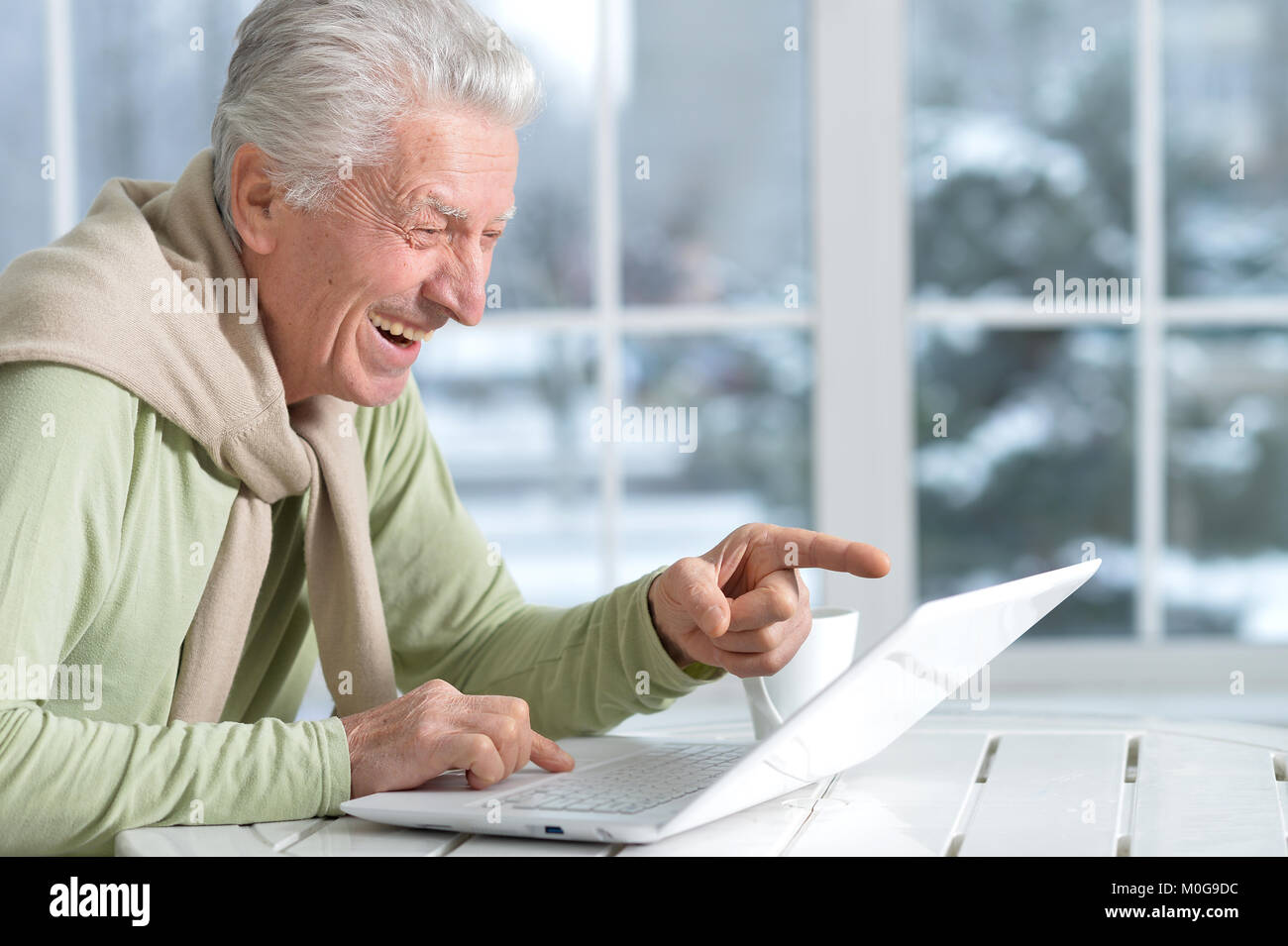 Senior Banque D'Images