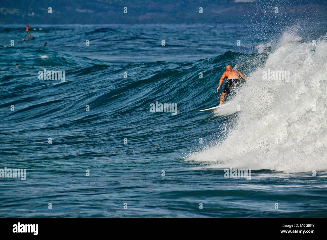Extreme Action surf, planche à voile Banque D'Images