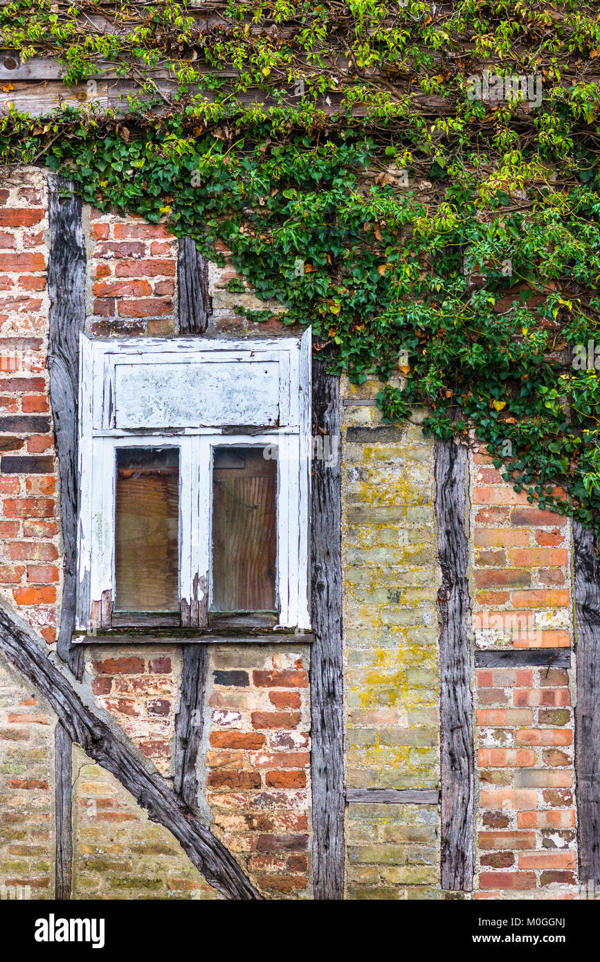 Vieux bâtiment rustique à Hemingford Abbots, Cambridgeshire, Angleterre, Royaume-Uni. Banque D'Images
