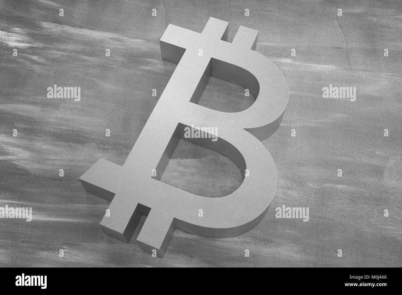 Cryptocurrency Bitcoin. Libre de symbole. Contexte de l'argent sur Internet. 3D render Banque D'Images