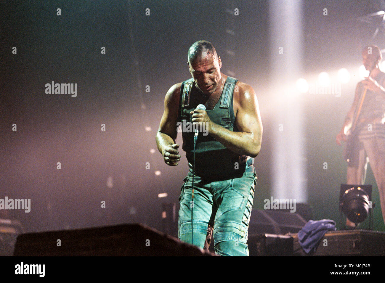 Rammstein à London Docklands Arena, Millwall, Londres Angleterre, Royaume-Uni. Banque D'Images