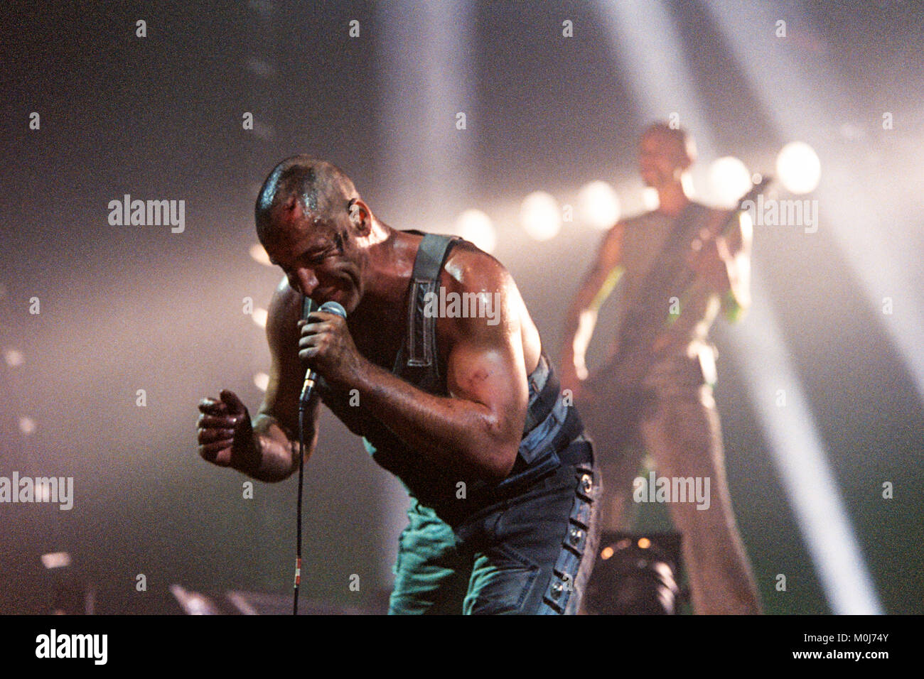 Rammstein à London Docklands Arena, Millwall, Londres Angleterre, Royaume-Uni. Banque D'Images