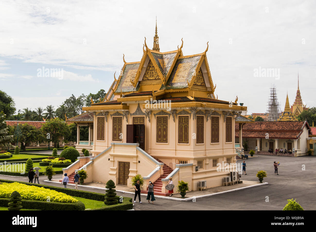 Hor Samran Phirun au Palais Royal, Phnom Penh, Cambodge Banque D'Images