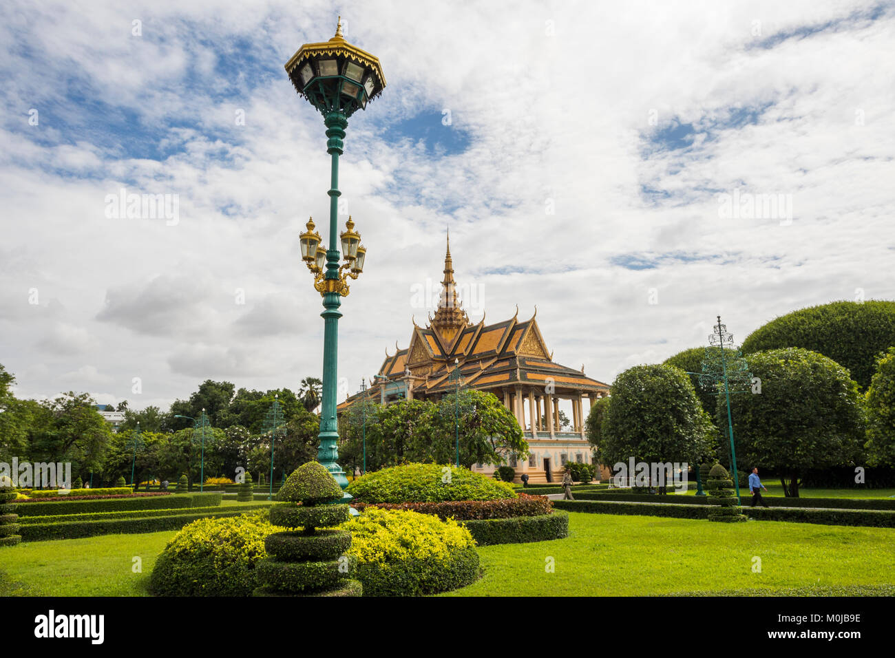 Phochani Pavillon au Palais Royal, Phnom Penh, Cambodge Banque D'Images