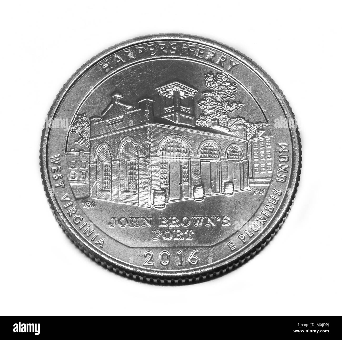 2016 Harpers Ferry NATIONAL HISTORICAL PARK, WV TRIMESTRE Banque D'Images