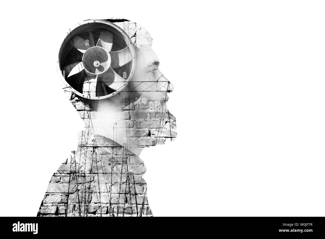 Ventilateur industriel, constructions Banque D'Images