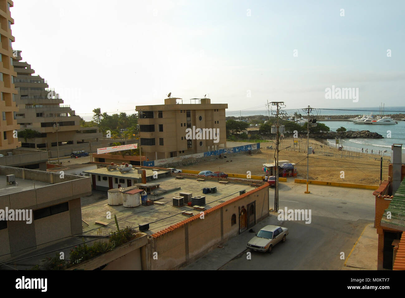 La côte - Venezuela Ville Maiquetia Banque D'Images