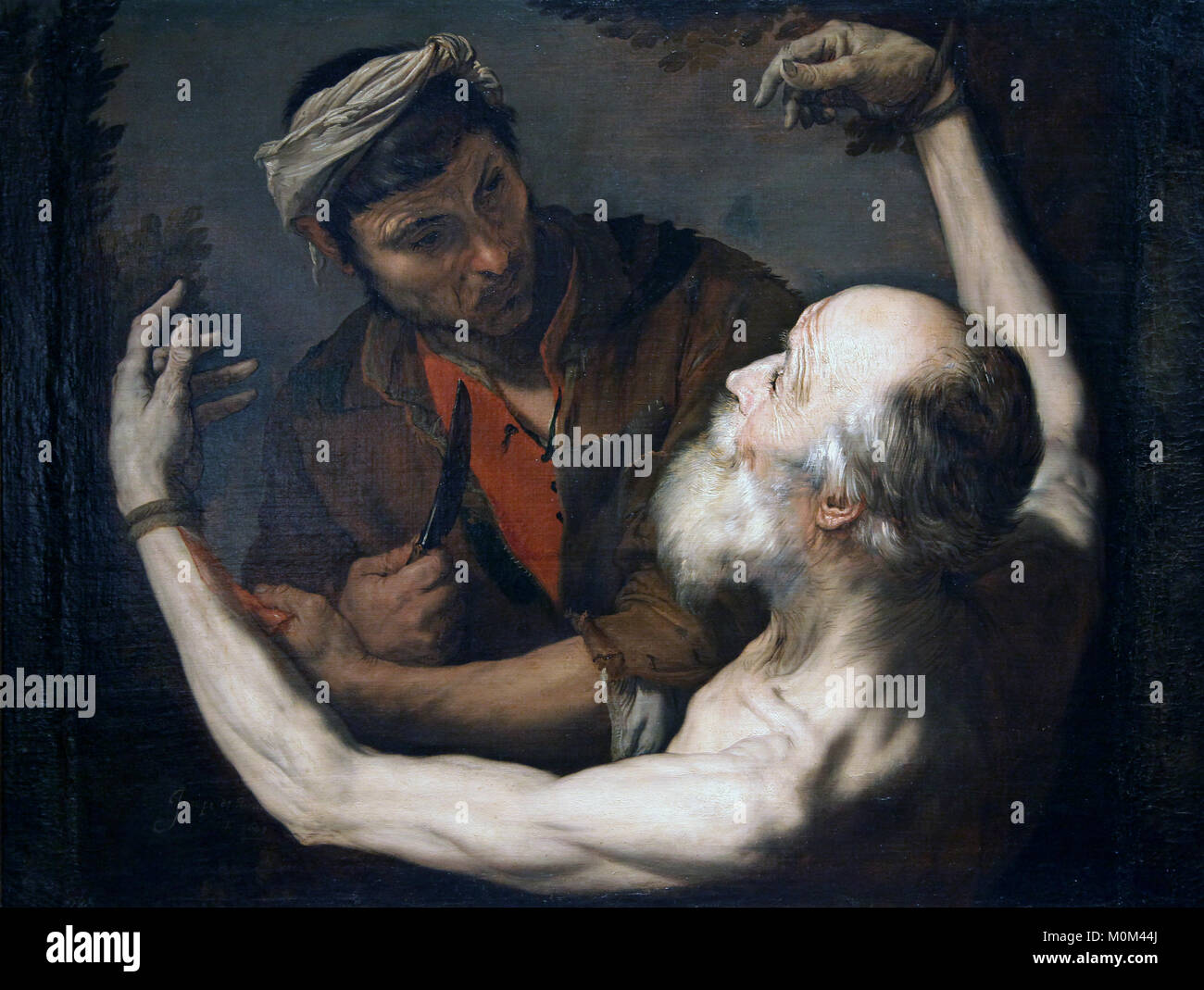 Le martyre de Saint Bartholomée 1641 par José de Ribera 1591-1652peinture spanish..peintre espagnol Banque D'Images