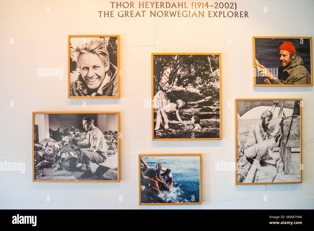 La Norvège, Oslo,bigdoy,musée Kon-Tiki de Thor Heyerdahl,RA-II série Banque D'Images