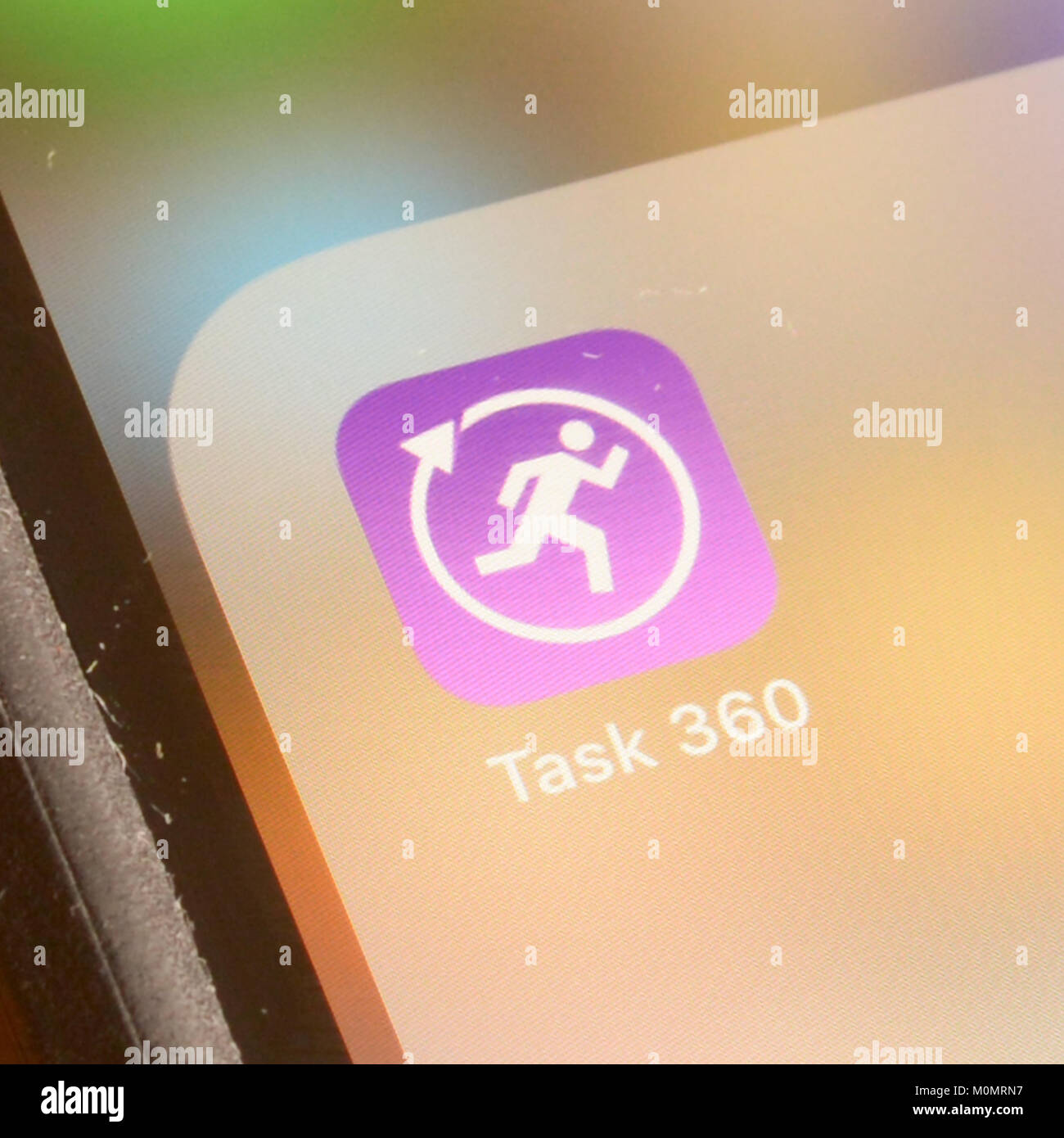 Le magasinage mystère tâche360 application sur l'écran du téléphone intelligent - ces types d'applications aux abonnés un moyen de gagner de l'argent pour exécuter les tâches Banque D'Images