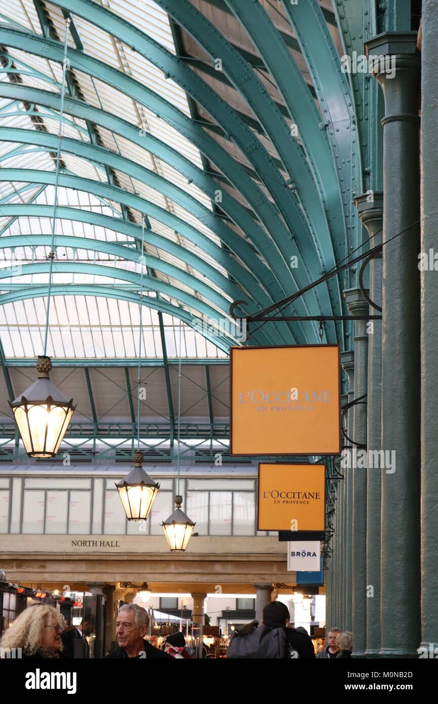 Boutiques L'Occitane à Covent Garden. Londres Banque D'Images
