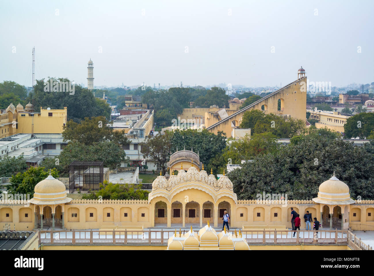Jaipur, Rajasthan, Inde, 25th janvier 2017 : une vue aérienne de la ville de Jaipur Banque D'Images