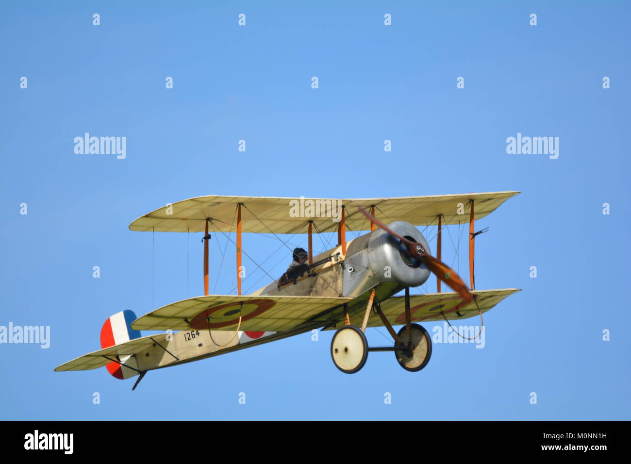Bristol Scout, world war 1 avion bi fighter à shuttleworth airshow Banque D'Images