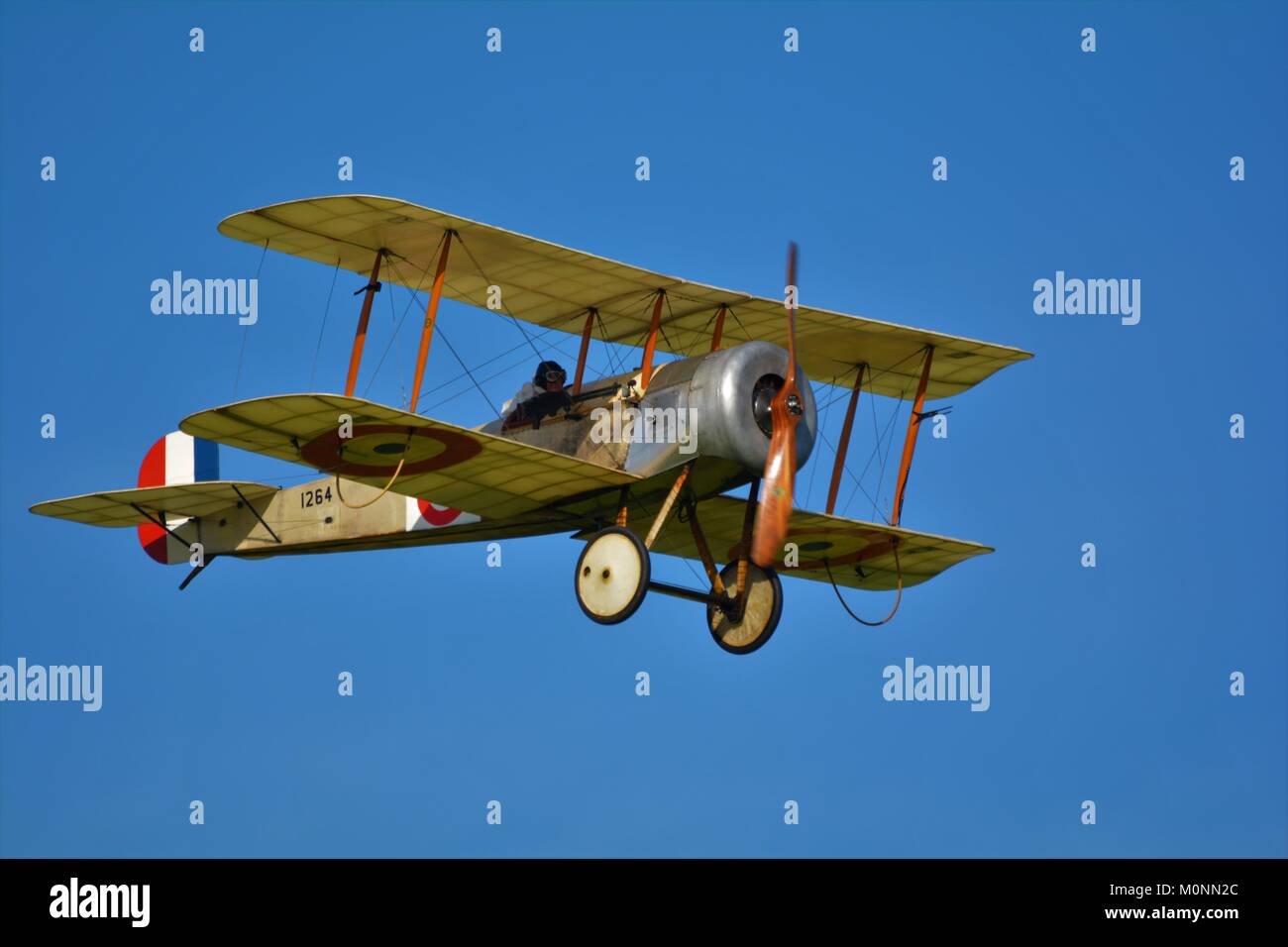 Bristol Scout, world war 1 avion bi fighter à shuttleworth airshow Banque D'Images