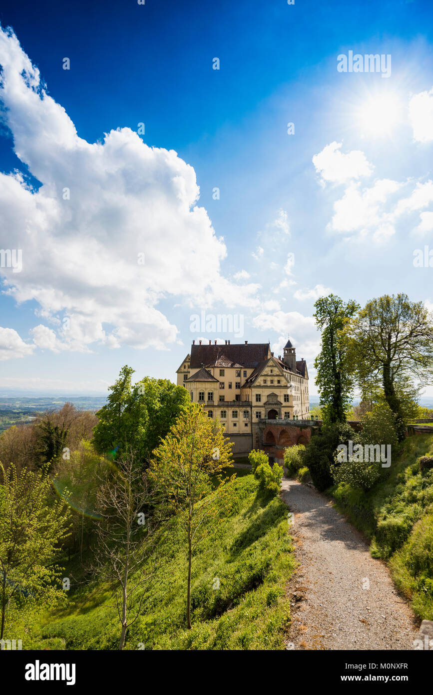 Château Heiligenberg,château Renaissance et Heiligenberg,Lac de Constance District,Linzgau,Lac de Constance,Baden-Württemberg Banque D'Images