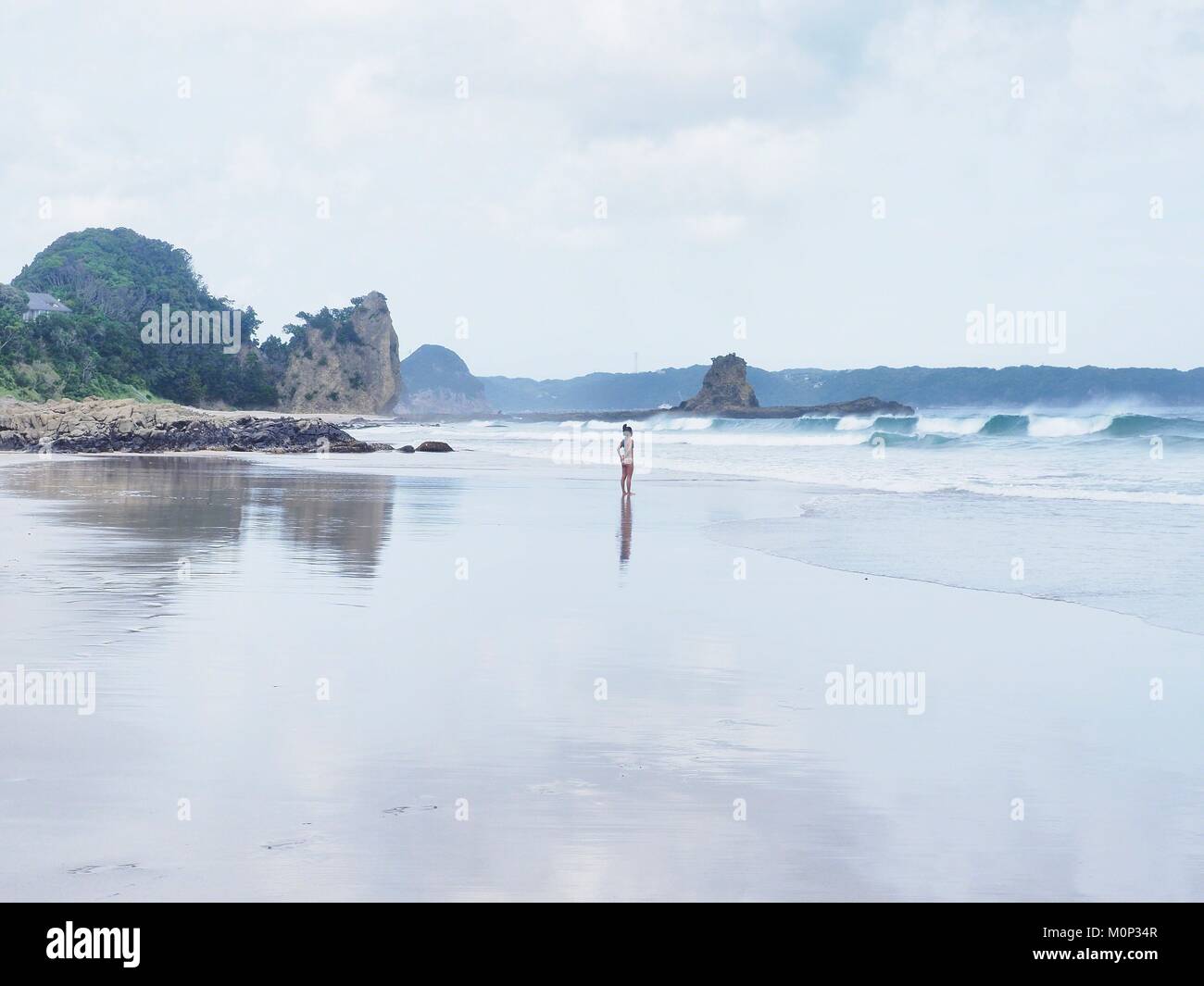 Péninsule d'Izu,Japon,plage,kisami Ohama Banque D'Images