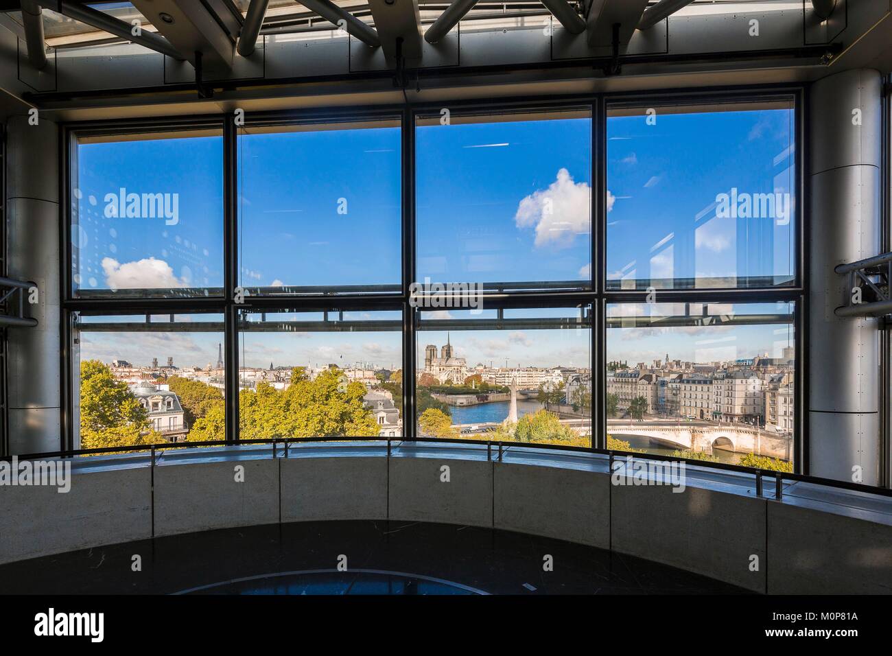 France, Paris, Institut du Monde Arabe (IMA), conçu par les architectes Jean Nouvel et Architecture-Studio,salle de conférence Banque D'Images