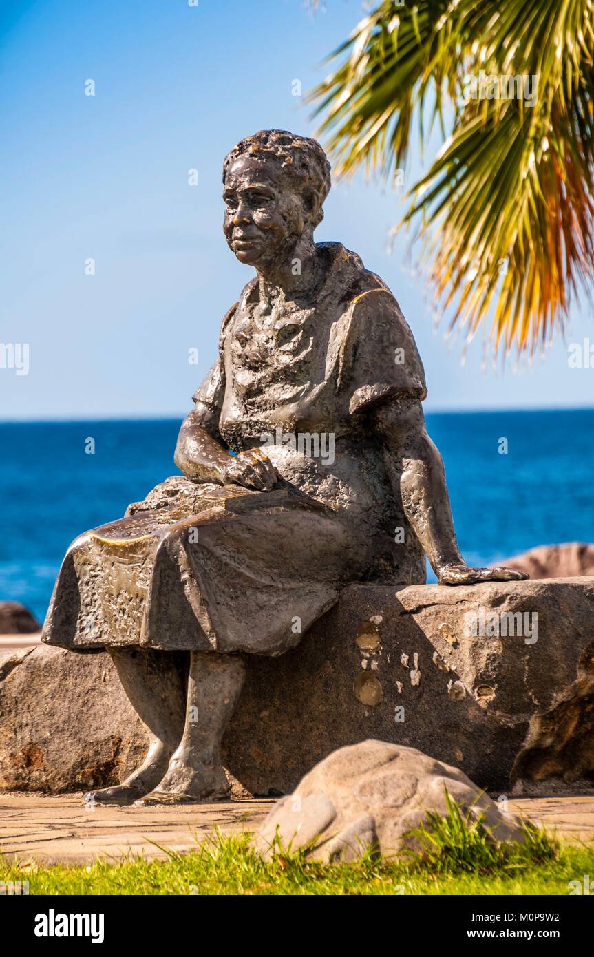 France,Caraïbes Petites Antilles, la Guadeloupe, BasseTerre,,sculpture