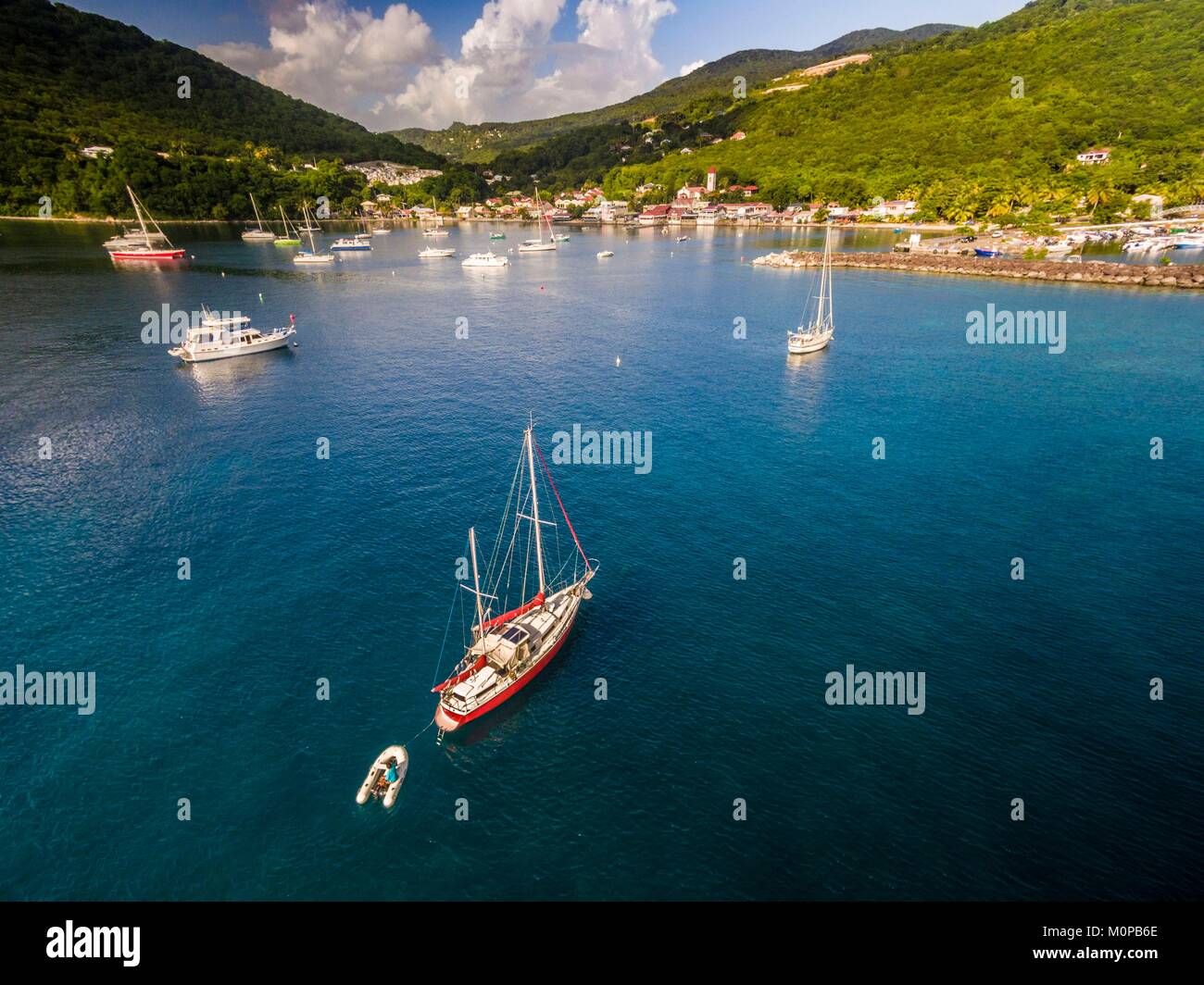 France,Caraïbes Petites Antilles, la Guadeloupe, BasseTerre,,Deshaies