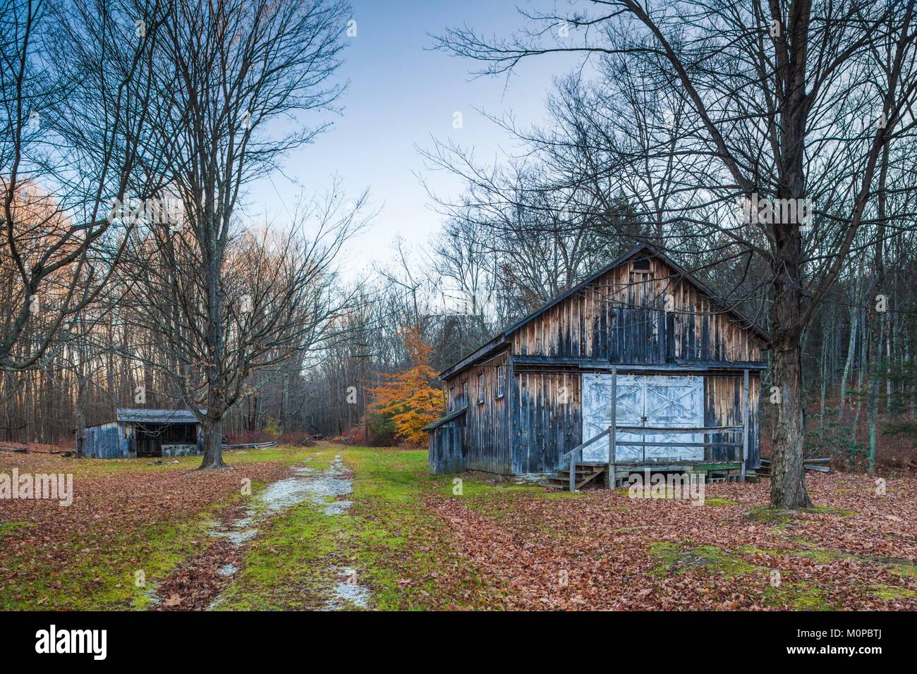 United States, New Jersey, Delaware Water Gap National Recreation Area,Village de Millbrook, village du xixe siècle Banque D'Images