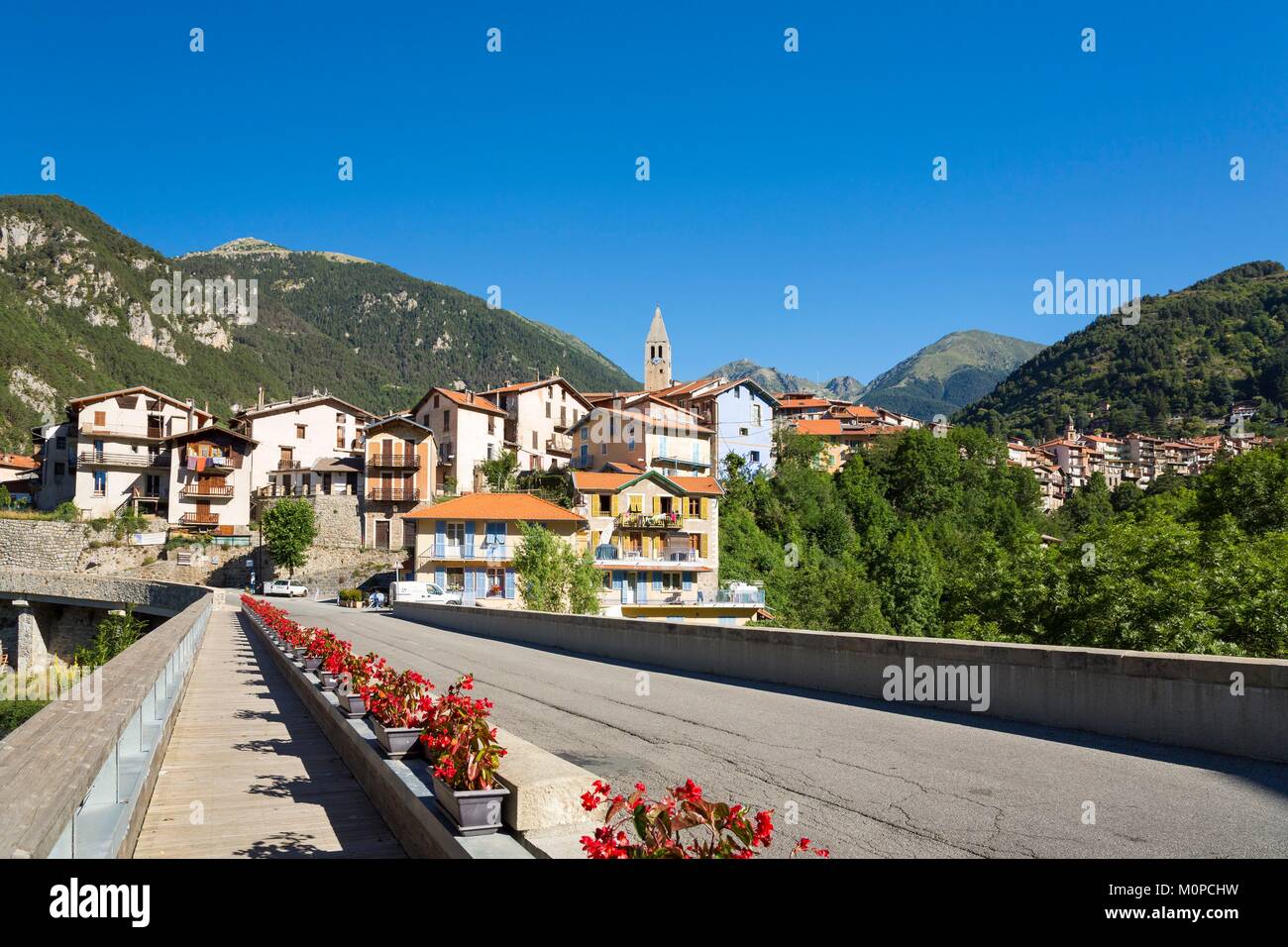 France,Alpes Maritimes,le parc national du Mercantour, Saint Martin Vesubie Banque D'Images