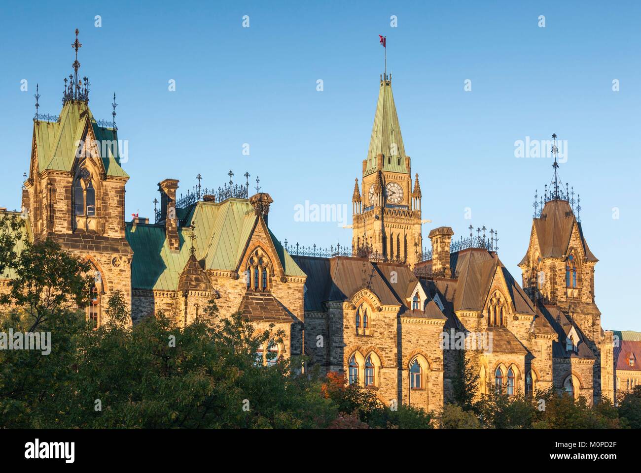 Canada,Ontario,Ottawa, capitale du Canada, Parlement du Canada, l'Édifice de bâtiments Banque D'Images