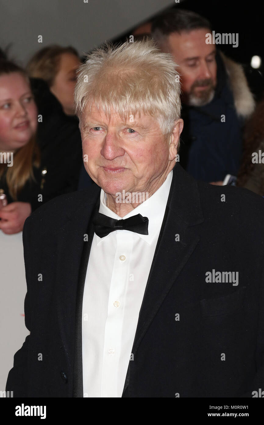 Londres, Royaume-Uni. 23 janvier, 2018. Stanley Johnson, National Television Awards, l'O2 de Londres, Royaume-Uni. 23 Jan, 2018. Photo par Richard Goldschmidt : Riche de crédit Gold/Alamy Live News Banque D'Images