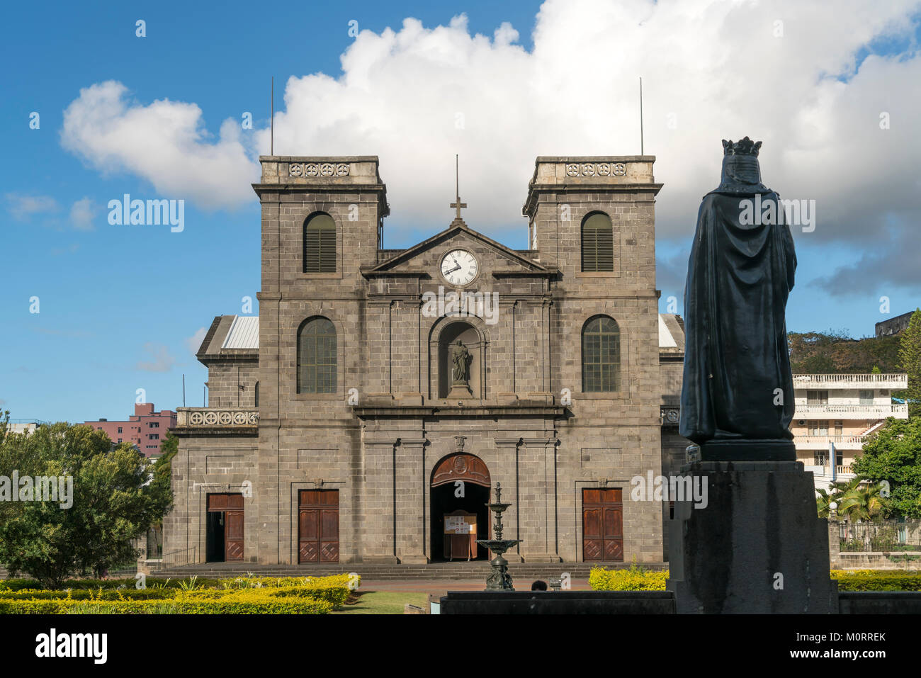 Die Kathedrale von Port Louis, Maurice, Afrika | La Cathédrale St Louis, Port Louis, Ile Maurice, Afrique du Sud Banque D'Images